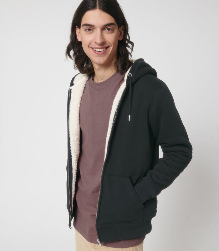 Unisex Hygger sherpa zip-through sweatshirt Thumbnail