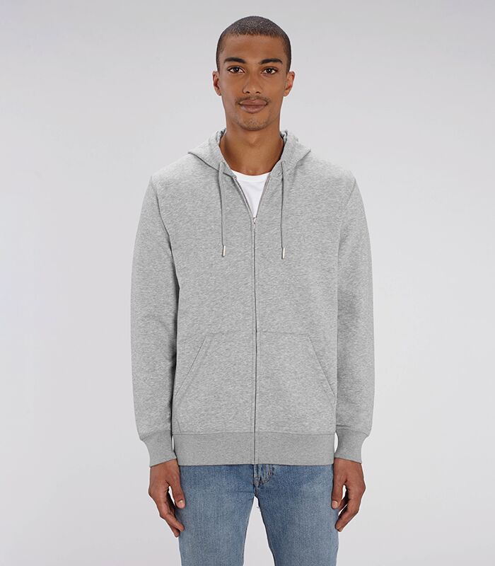 Unisex Connector essential zip-thru hoodie sweatshirt (STSU820) Thumbnail